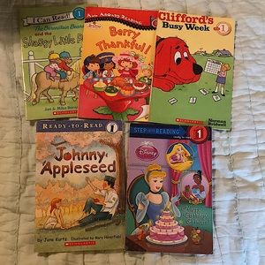 Step 1 reading books